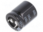 Capacitor: electrolytic | SNAP-IN | 180uF | 400VDC | &Oslash;25x30mm | &plusmn;20%