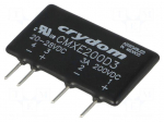 Relay: solid state | Ucntrl: 20&divide;28VDC | 3A | 0&divide;200VDC | THT | SIP | CMX