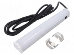 LED lamp | white cold | 24VDC | 500lm | 5700K | IP20 | 3m | -25&divide;60&deg;C