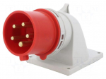 Connector: AC supply 3-phase | socket | male | 32A | 400VAC | IEC 60309