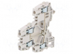 Splice terminal: rail | Entrelec | 300V | for DIN rail mounting