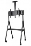 NEWSTAR MOBILE FLAT SCREEN FLOOR STAND (HEIGHT: 110 - 144 CM) 32-65" BLACK