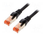 Patch cord | S/FTP | Cat: 6 | RJ45 plug,both sides | stranded | Cu | 10m
