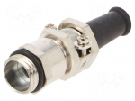 Cable gland | with strain relief | PG7 | IP65 | brass | metallic