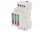 Voltage indicator | 3x250VAC | IP20 | for DIN rail mounting | WN-7