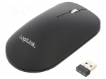 Mouse | black | USB A | wireless,optical | No.of butt: 3 | 10m