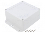 Enclosure: multipurpose | X: 120mm | Y: 120mm | Z: 60mm | ZP | ABS | gasket