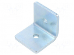 Angle bracket | for profiles | with bore without countersunk