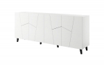 ETNA chest of drawers 200x42x82 white matt
