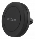 Magnetic car holder DELTACO air vent mount, for mobile phone, black / ARM-C101