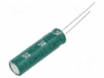 Supercapacitor | THT | 6F | 2.7VDC | -10&divide;30% | &Oslash;8x31mm | Pitch: 3.5mm