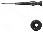 Screwdriver: precision | Torx&reg; | TX02 | Blade length: 50mm | ESD