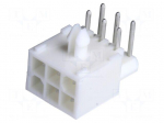 Connector: wire-board | socket | male | PIN: 6 | 600V | angled 90&deg; | THT