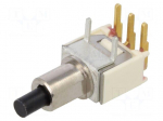 Switch: push-button | Pos: 2 | SPDT | 0.02A/20VAC | 0.02A/20VDC | 1G&Omega;