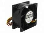 Fan: DC | axial | 24VDC | 80x80x38mm | 222m3/h | 69dBA | ball | 14900rpm