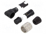 Connector: M16 | plug | female | PIN: 6 | 5A | 150V | 682 | soldering | IP40