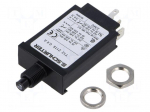 Circuit breaker | 240VAC | 28VDC | 0.4A | SPST | Poles: 1 | screw | T12-211