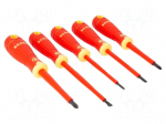 Screwdriver: insulated-set | insulated | Phillips,slot | BahcoFit