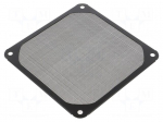 Filter | &Oslash;120mm | aluminium | 1pcs | black | Mounting: screw | Kit: filter
