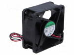 Fan: DC | axial | 12VDC | 60x60x25mm | 39.93m3/h | 35.1dBA | ball | 5200rpm