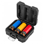 T&ouml;&ouml;riistad ja m&otilde;&otilde;teseadmed // Auto t&ouml;&ouml;koja t&ouml;&ouml;riistad ja seadmed // Nasadki do felg aluminiowych - zestaw 3 szt. (17 mm, 19 mm, 21 mm), Cr-Mo