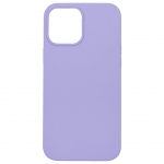 Back panel cover Evelatus Apple iPhone 12 Pro Max Premium Soft Touch Silicone Case Pale Purple