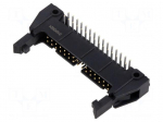Connector: IDC | socket | male | PIN: 30 | 3000 | angled 90&deg; | 5A | THT | 2x15