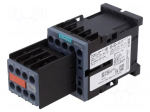 Contactor: 3-pole | NO x3 | Auxiliary contacts: NO x2 + NC x2 | 7A