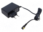 Power supply: switching | mains,plug-in | 12VDC | 2A | 24W | 86.5%