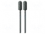 Grindingstone | &Oslash;: 6mm | &Oslash;: 3mm | 2pcs | silicon carbide | Bit len: 10mm
