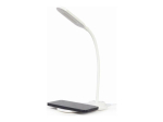 Controller Gembird  TA-WPC10-LED-01-W Desk lamp with wireless charger, White