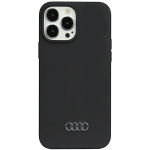 Back panel cover Audi  Audi Silicone Case iPhone 13 Pro Max 6.7" black/black hardcase AU-LSRIP13PM-Q3/D1-BK