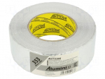 Tape: duct | silver | W: 48mm | -35&divide;120&deg;C | L: 50m | Thk: 0.08mm | 3%