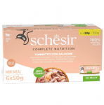 SCHESIR Tuna with salmon in jelly - wet cat food - 6x50g