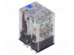 Relay: electromagnetic | 4PDT | Ucoil: 24VDC | Icontacts max: 6A | MY4