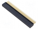 Connector: pin strips | socket | male | PIN: 64 | straight | THT | 2.54mm