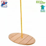 Woody 90125 Wooden (180cm) Swing plate - monkey seat (d. 34cm) for kids 3+ years (max 50kg)