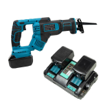 Alternative electric saw kit PNI CSW100 with 4 blades included and dual charger with 2 batteries PNI DCH218 18V 5Ah