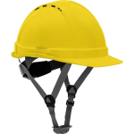 Jalan&otilde;ud, t&ouml;&ouml;riided | Isikukaitsevahendid // Isikukaitsevahendid | Kaitseprillid, Kiivrid, Hingamismaskid // Hełm przemysłowy ochr. went., ż&oacute;łty, kat. ii, ce, lahti