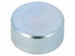 Magnet: permanent | samarium, cobalt | 20N | &Oslash;: 10mm | H: 4.5mm | steel