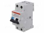 RCBO breaker | Inom: 32A | Ires: 100mA | Poles: 1+N | 230VAC | IP20 | DS200