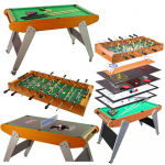 M&auml;nguala | PC | Konsoolid | Tarvikud // Harivad m&auml;nguasjad | Interaktiivsed | Loomingulised | Kunstilised // Ruchomy St&oacute;ł Do Gier 8w1 Piłkarzyki Bilard Kręgle Hokej Ping Pong Curling