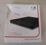 Server - Other Accessories H.L Data Storage Ultra Slim Portable DVD-Writer | GP57EB40 | Interface USB 2.0 | DVD&plusmn;R/RW | CD read speed 24 x | CD write speed 24 x | Black | DAMAGED PACKAGING, DENT ON BACK, DENT FLOPPY DISK | Desktop/Notebook