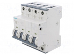 Circuit breaker | 230/400VAC | Inom: 10A | Poles: 3+N | Charact: C | 10kA
