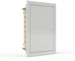 Plastic enclosure w/ metal doors, IP40, 2 rows