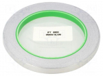 Tape: shielding | W: 9mm | L: 16.5m | Thk: 0.078mm | acrylic conductive