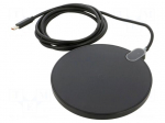 Inductance charger | black | Standard: Qi | 15W | 5V/2A,9V/2A,12V/2A