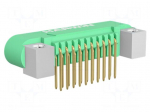 Connector: wire-wire/PCB | socket | male | PIN: 20 | Gecko | 2A | 450V
