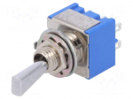 Switch: toggle | Pos: 2 | DPDT | ON-(ON) | 6A/125VAC | -10&divide;55&deg;C | 1kV
