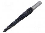 Drill bit | step,conical,multistep | L: 105mm | 3-surface | 8mm